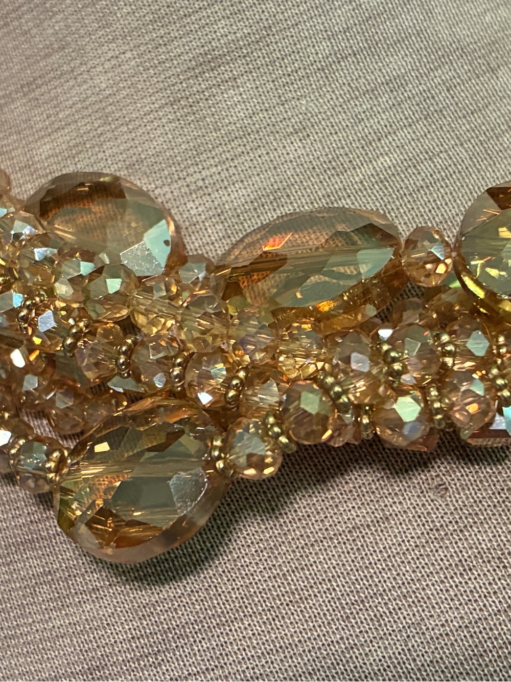 Christian Siriano New York Champagne Crystal Choker - Picture 5 of 7